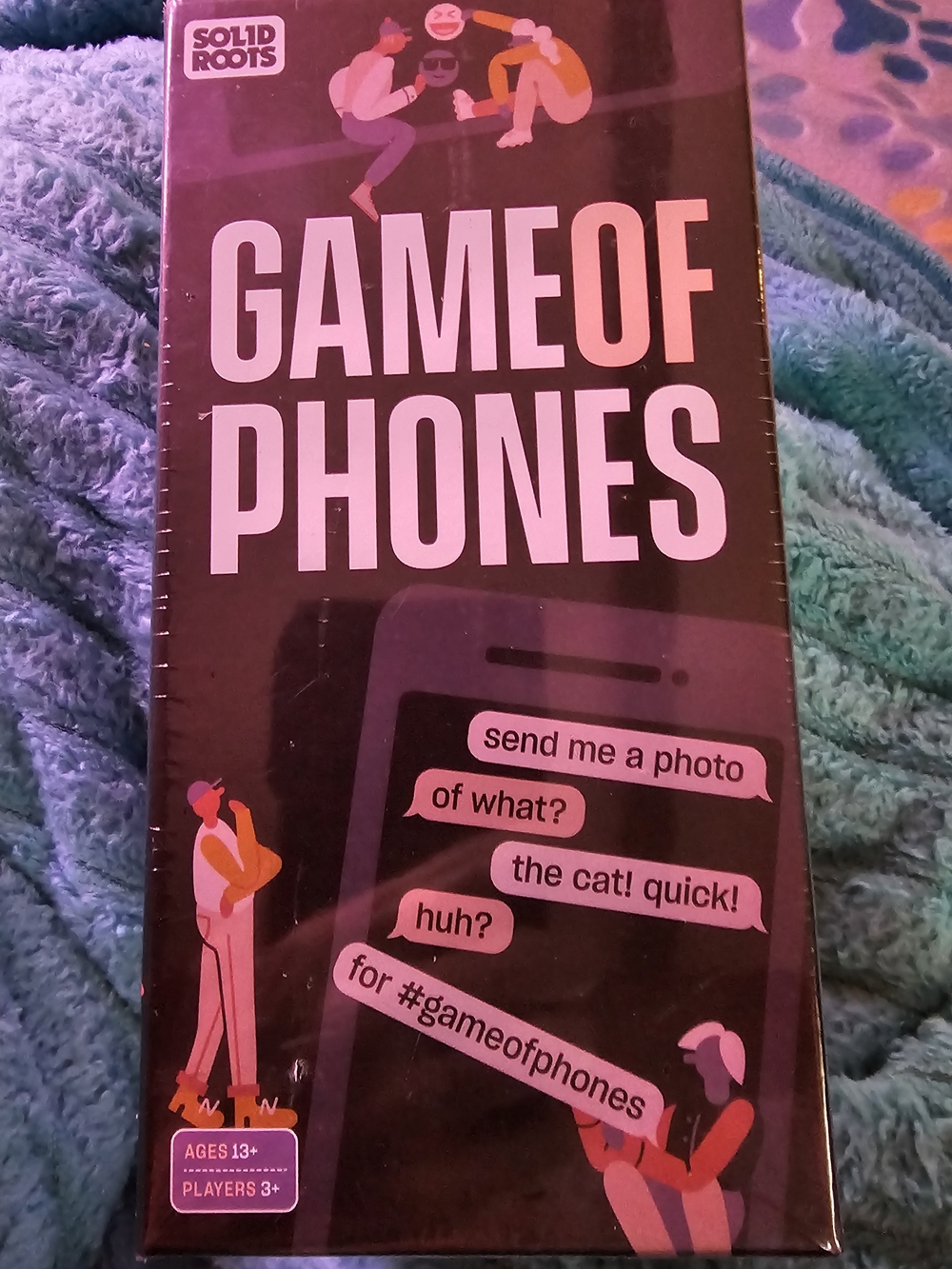 Game of Phones Party Card Game - Black & Pink Box NWT Retail $15
